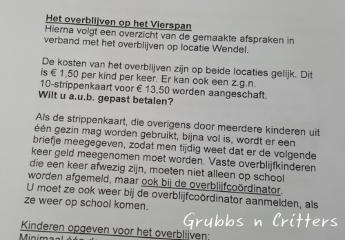 overblijven